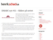 Tablet Screenshot of henrik.schack.dk